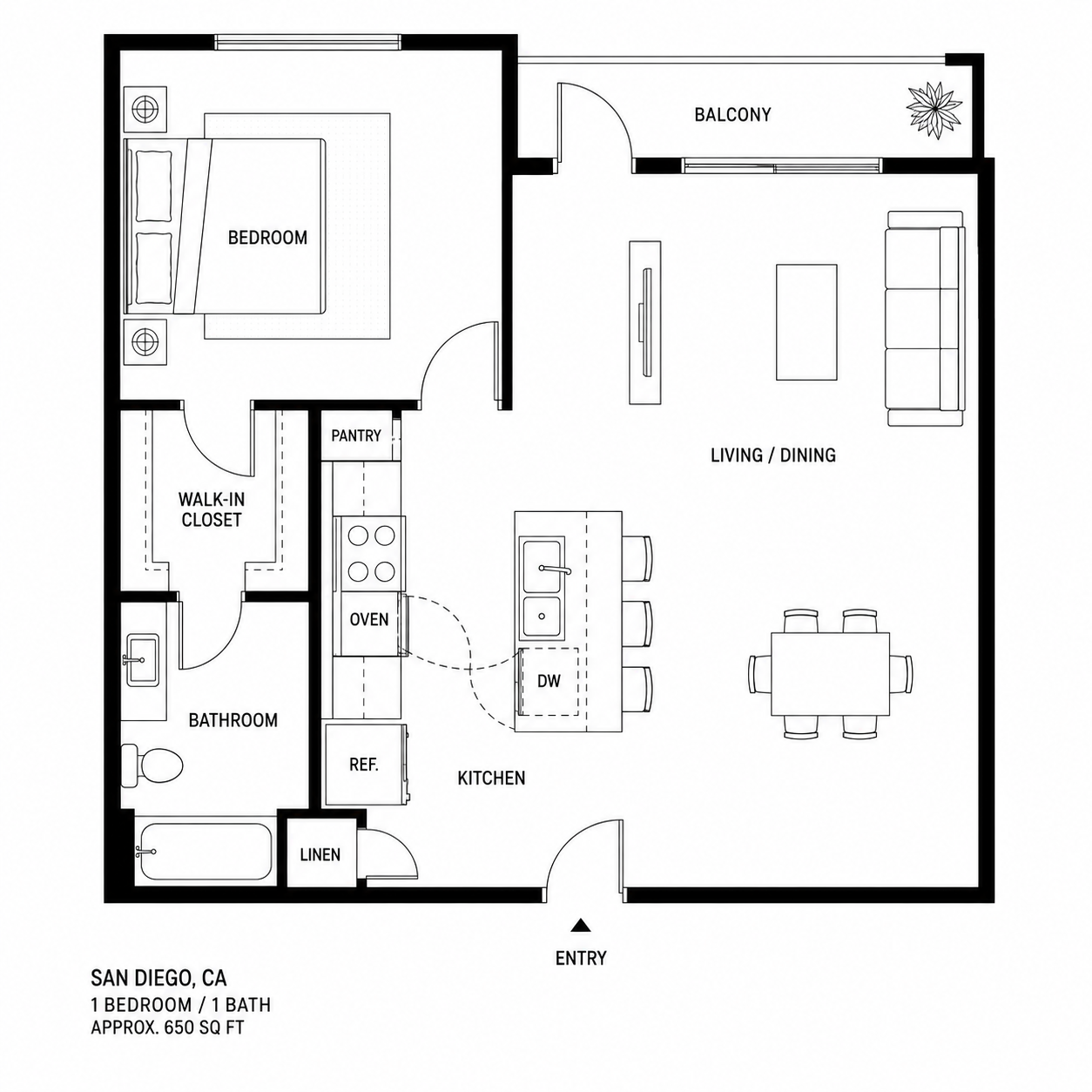 San Diego floor plan