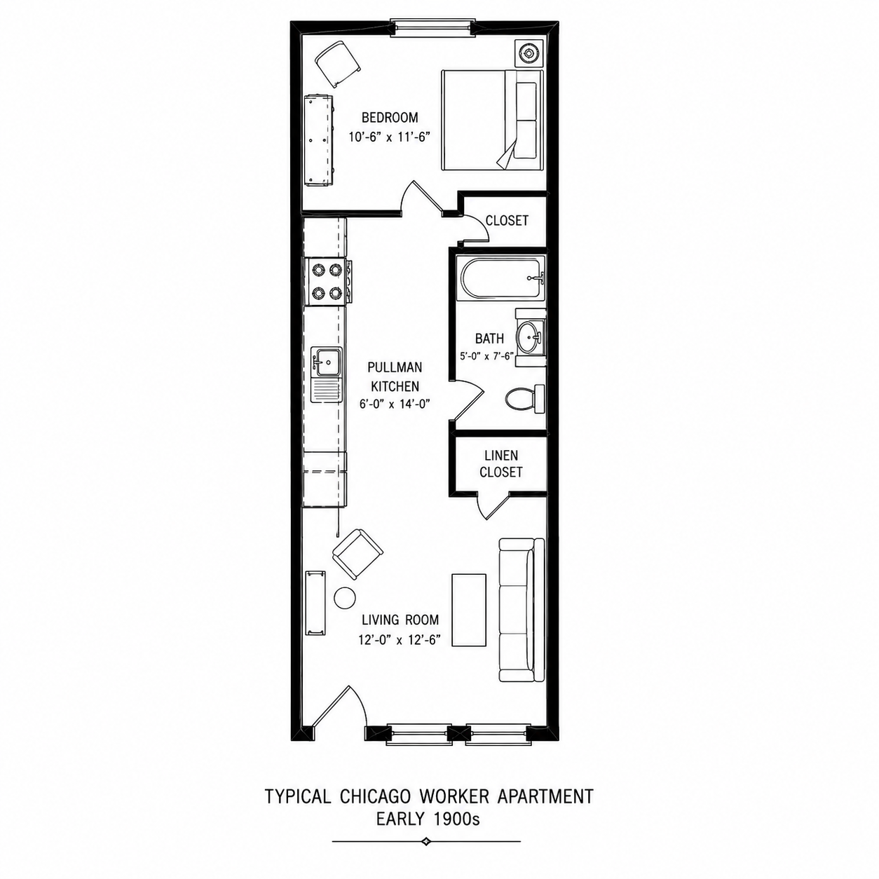 Chicago floor plan
