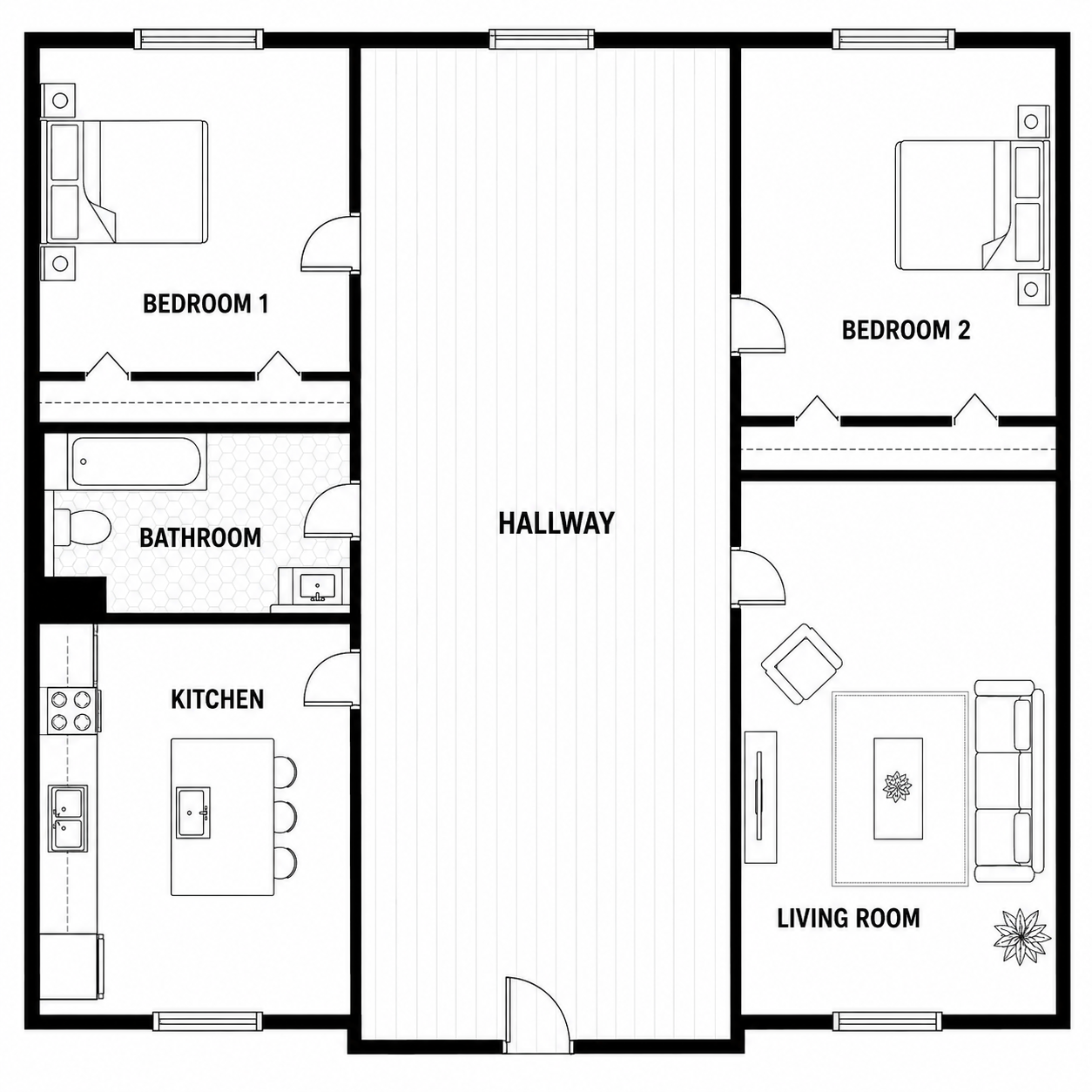 Houston floor plan