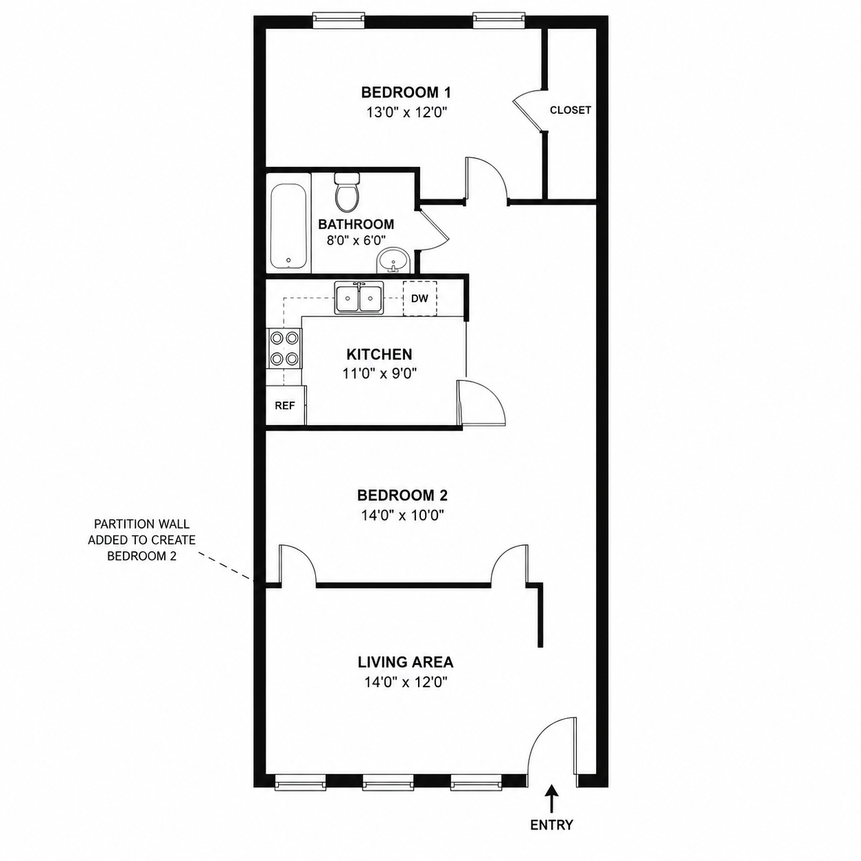 Boston floor plan