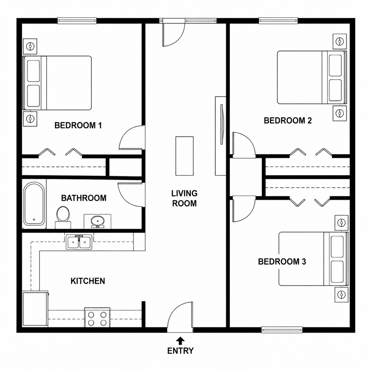 Memphis floor plan