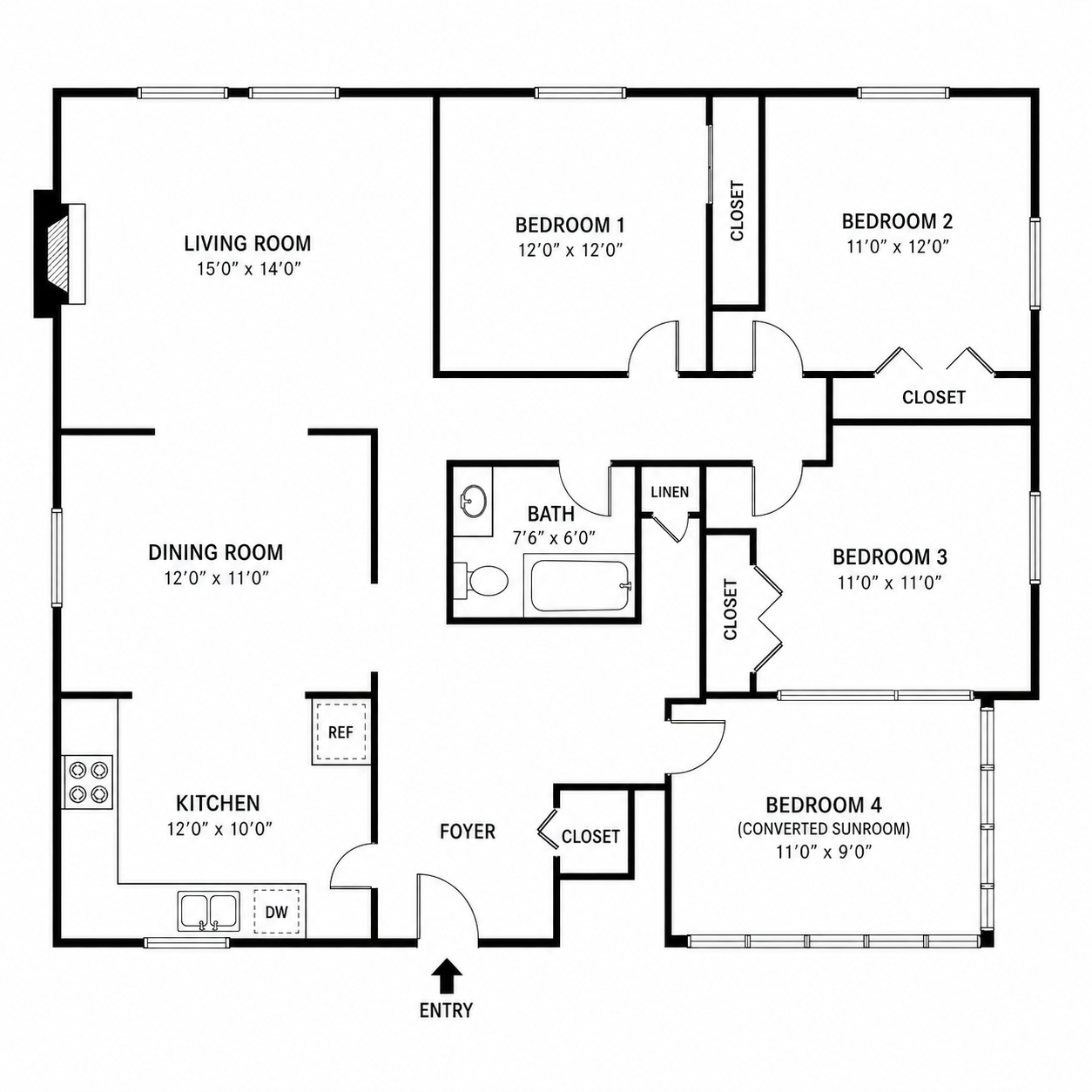 Oakland floor plan