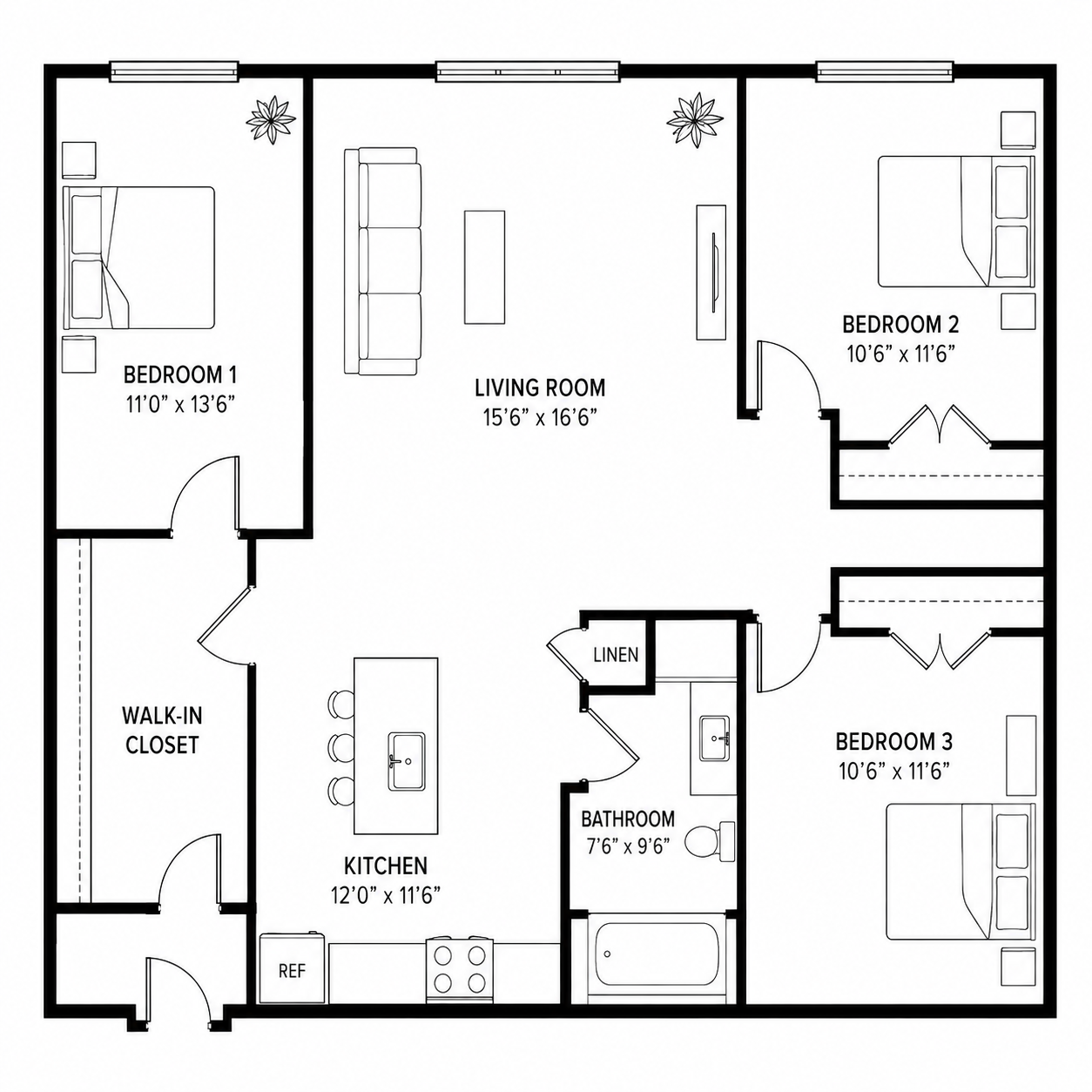 St. Louis floor plan