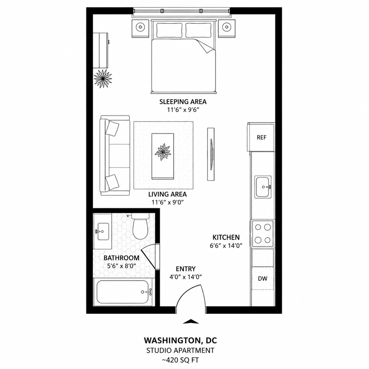 Washington DC floor plan