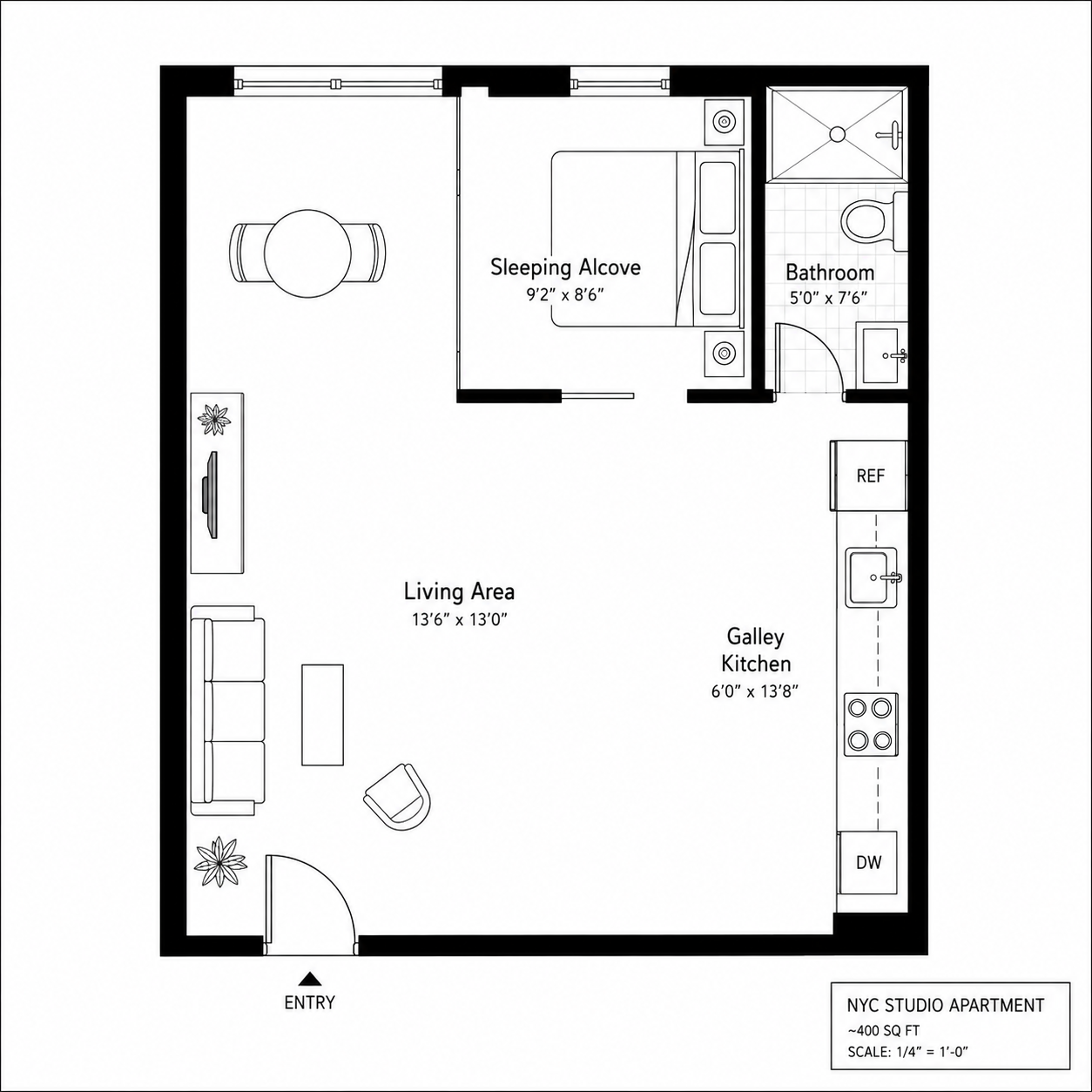 New York City floor plan