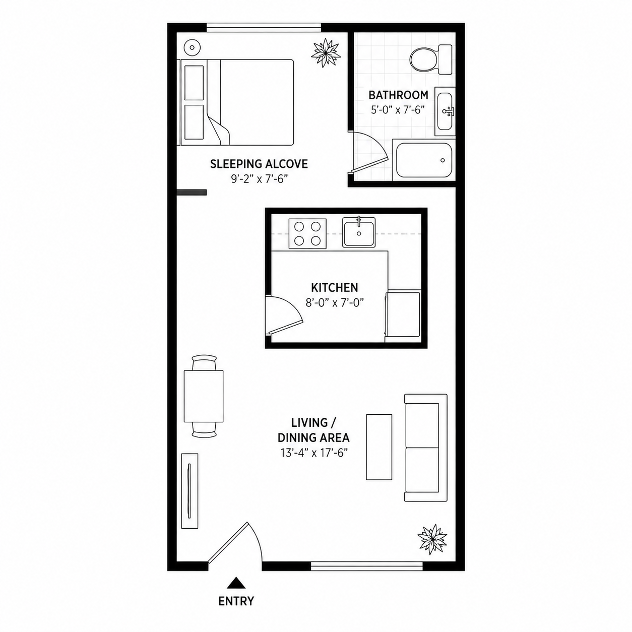 San Francisco floor plan